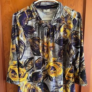 Floral Print Women's Top